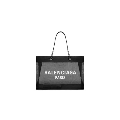 BALENCIAGA WOMEN'S DUTY FREE TOTE BAG LARGE IN BLACK 7416052AADB1090 (47*33*16cm)